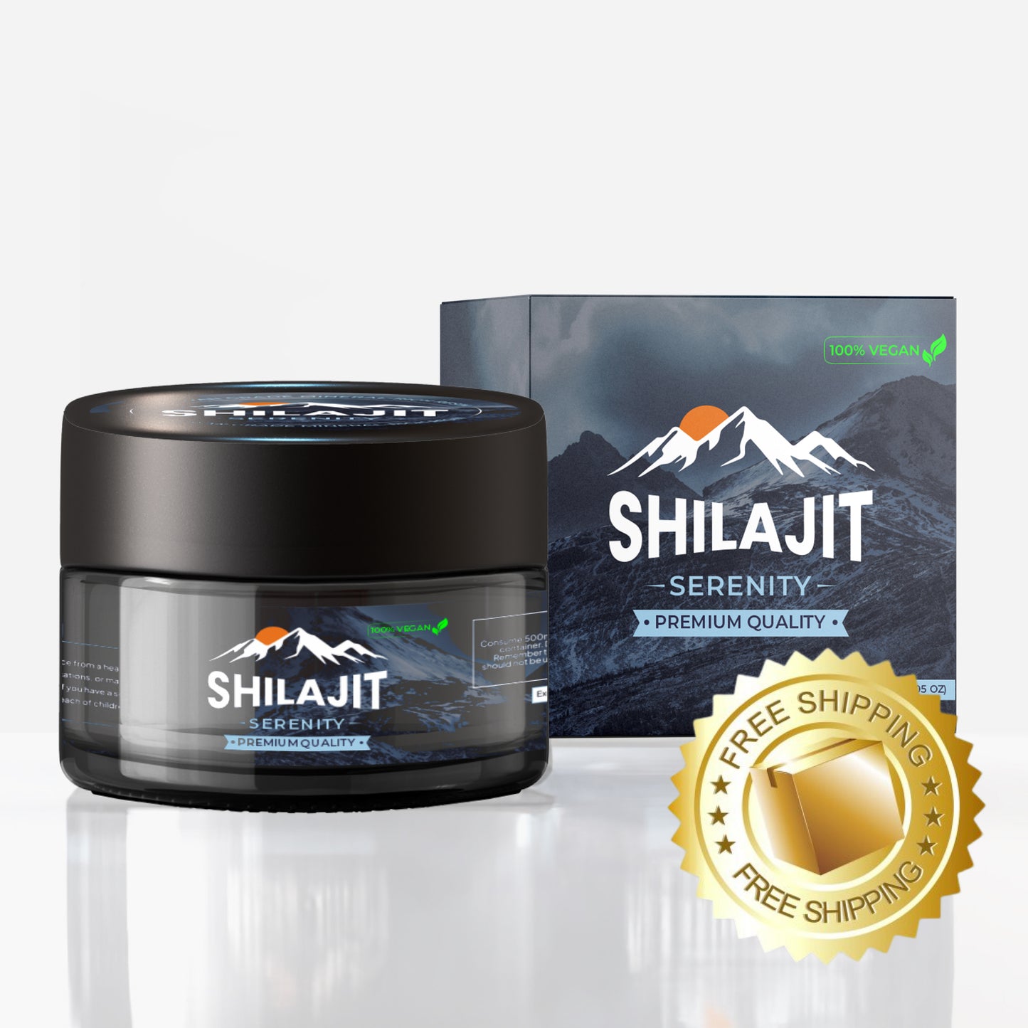 Himalayan Shilajit Serenity Resin 30g, 100% Authentic, Lab Tested, *Over 78% Fulvic Acid*