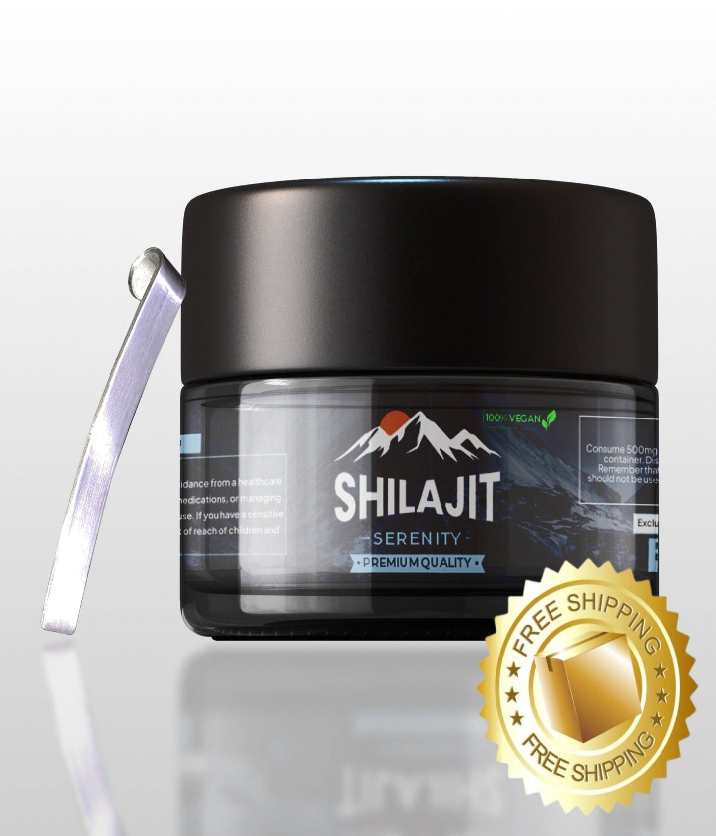 Himalayan Shilajit Serenity Resin 30g, 100% Authentic, Lab Tested, *Over 78% Fulvic Acid*